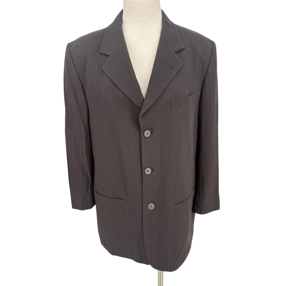 Vintage 1990s DKNY Essentials women's tailored blazer, Made in Italy, size 12.
